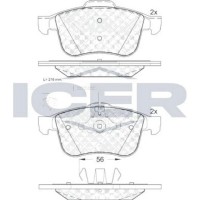 Set placute frână ICER 181772 imaginea #3 — magazin online Desire.md