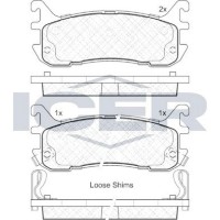 Set placute frână ICER 181819 imaginea #3 — magazin online Desire.md