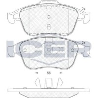 Set placute frână ICER 181859 imaginea #3 — magazin online Desire.md