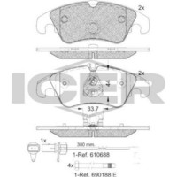 Set placute frână ICER 181862 imaginea #2 — magazin online Desire.md