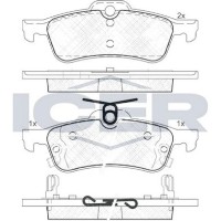 Set placute frână ICER 181878 imaginea #3 — magazin online Desire.md