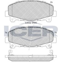 Set placute frână ICER 181894 imaginea #3 — magazin online Desire.md