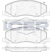 Set placute frână ICER 181927 imaginea #3 — magazin online Desire.md