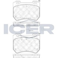 Set placute frână ICER 181932 imaginea #4 — magazin online Desire.md