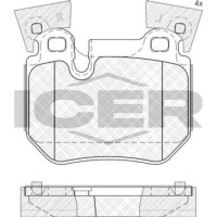 Set placute frână ICER 181965 imaginea #3 — magazin online Desire.md