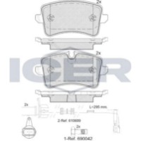 Set placute frână ICER 181986 imaginea #3 — magazin online Desire.md