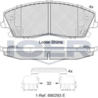 Set placute frână ICER 182067 imaginea #3 — magazin online Desire.md