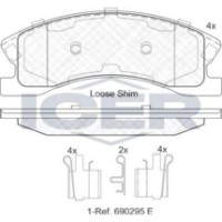 Set placute frână ICER 182075 imaginea #2 — magazin online Desire.md