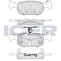 Set placute frână ICER 182374 imaginea #2 — magazin online Desire.md