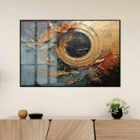 Картина ArtShop Golden Swirl On Abstract Background 70x35cm (PA341-L)