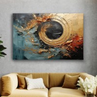 Картина ArtShop Golden Swirl On Abstract Background 80x40cm (PA341-M-PL)