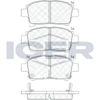 Set placute frână ICER 181583 imaginea #3 — magazin online Desire.md