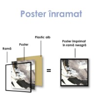 Pictură ArtShop Gray Abstract Art 100x100cm (PA161-LL) imaginea #2 — magazin online Desire.md