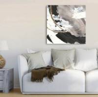 Картина ArtShop Gray Abstract Art 40x40cm (PA161-XL-PL)