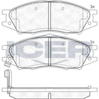 Комплект тормозных колодок ICER 181635 фото №2 — интернет-магазин Desire.md