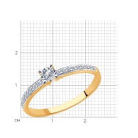 Кольцо SOLOVOV JEWELRY 1011916 1,4 16,5  фото №3 — интернет-магазин Desire.md