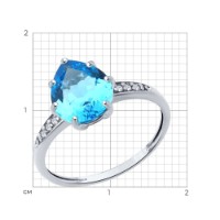 Кольцо SOLOVOV JEWELRY 94-310-02059-1 s.18,5 2,04gr фото №3 — интернет-магазин Desire.md