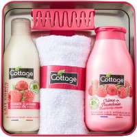 Set cadou Cottage Coffret Lait Crem Framboise 25 