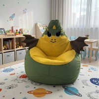 Fotoliu puf BeanBag Dragon Green (BM6288) imaginea #3 — magazin online Desire.md