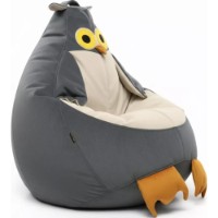 Fotoliu puf BeanBag Owl Gray (BM6289) imaginea #5 — magazin online Desire.md