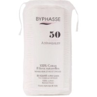 Discuri din bumbac Byphasse Square Cotton 50pcs