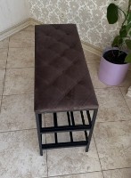 Обувница Nex Home Metal 100x32x52 cm 19 Brown фото №2 — интернет-магазин Desire.md