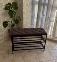 Обувница Nex Home Metal 100x32x52 cm 19 Brown фото №3 — интернет-магазин Desire.md