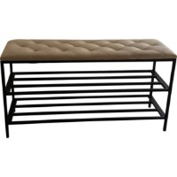 Обувница Nex Home Metal 100x32x52 cm 24 Dark Beige