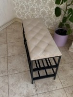 Обувница Nex Home Metal 100x32x52 cm 24 Dark Beige фото №2 — интернет-магазин Desire.md