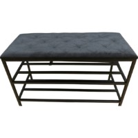 Обувница Nex Home Metal 100x32x52 cm 27 Graphite