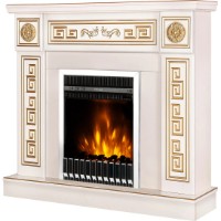 Șemineu electric Art Flame Versailles Gold & Gala Silver Ivory/Gold