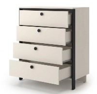 Комод Fabrik Home Clay4 1004x1120x502mm (c подсветкой) Кашемир фото №2 — интернет-магазин Desire.md