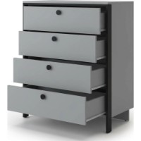 Комод Fabrik Home Clay4 1004x1120x502mm (c подсветкой) Серая мышка фото №2 — интернет-магазин Desire.md