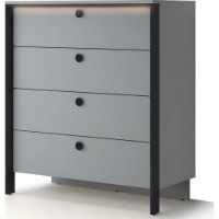 Комод Fabrik Home Clay4 1004x1120x502mm (c подсветкой) Серая мышка фото №3 — интернет-магазин Desire.md