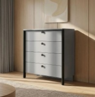 Комод Fabrik Home Clay4 1004x1120x502mm (c подсветкой) Серая мышка