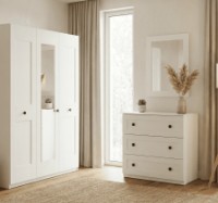 Comodă Fabrik Home Mezzo 1000x500x900mm белый ясень imaginea #3 — magazin online Desire.md