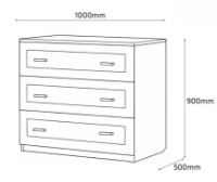 Comodă Fabrik Home Mezzo1000x500x900mm кобальт imaginea #5 — magazin online Desire.md