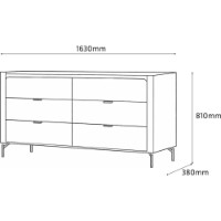 Комод Fabrik Home Velori глина фото №4 — интернет-магазин Desire.md