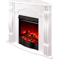 Șemineu electric Art Flame Clasic colt white & Cris