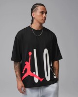 Tricou bărbătesc Nike Футболка Jordan Oversized Black/Infrared 23, s.L imaginea #1 — magazin online Desire.md