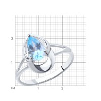 Кольцо SOLOVOV JEWELRY 94-310-00981-1 s.16,5 1,77gr фото №2 — интернет-магазин Desire.md