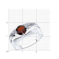 Кольцо SOLOVOV JEWELRY 94-310-00788-2 s.18 2,52gr фото №2 — интернет-магазин Desire.md