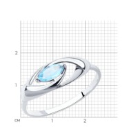 Кольцо SOLOVOV JEWELRY 94-310-00549-1 s.17 0,97gr фото №2 — интернет-магазин Desire.md
