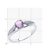 Кольцо SOLOVOV JEWELRY 94-310-00498-1 s.19 1,78gr фото №4 — интернет-магазин Desire.md