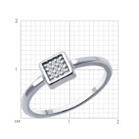 Кольцо SOLOVOV JEWELRY 94-210-02093-1 s.16,5 1,65gr фото №2 — интернет-магазин Desire.md