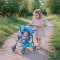 Cărucior pentru păpuși Baby Mix Lana Mint (56091) imaginea #7 — magazin online Desire.md