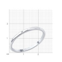 Кольцо SOLOVOV JEWELRY 94-210-02035-1 s.18 1,27gr фото №2 — интернет-магазин Desire.md