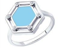 Кольцо SOLOVOV JEWELRY 94-110-01591-1 s.16,5 2,72gr