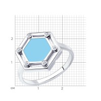 Кольцо SOLOVOV JEWELRY 94-110-01591-1 s.16,5 2,72gr фото №2 — интернет-магазин Desire.md