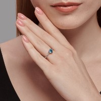 Кольцо SOLOVOV JEWELRY 92014444 s.19 1,65gr фото №4 — интернет-магазин Desire.md